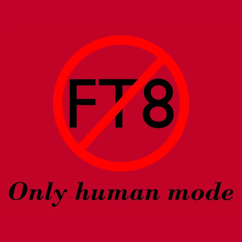no ft8 only human mode 2