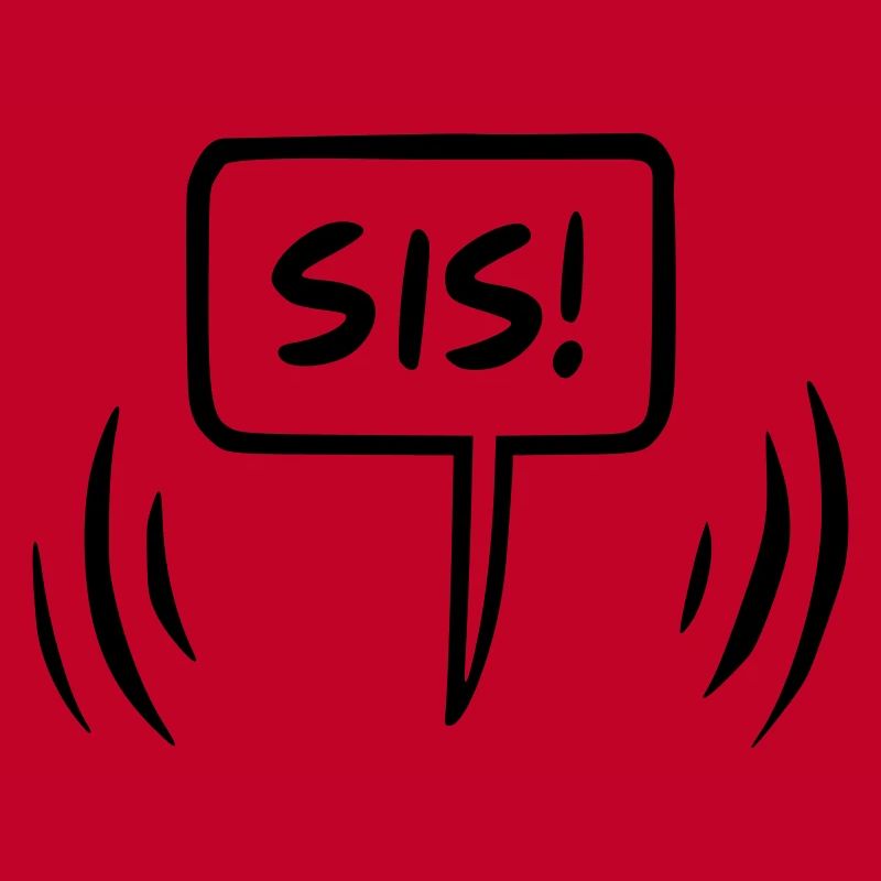 Sis Schwester Sprechblase