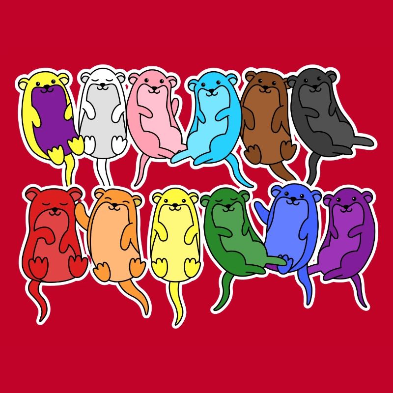 Fierté Progrès Flag Otter Égalité
