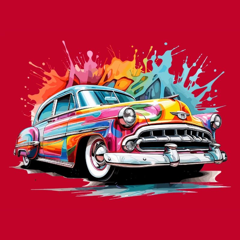 bunter Oldtimer