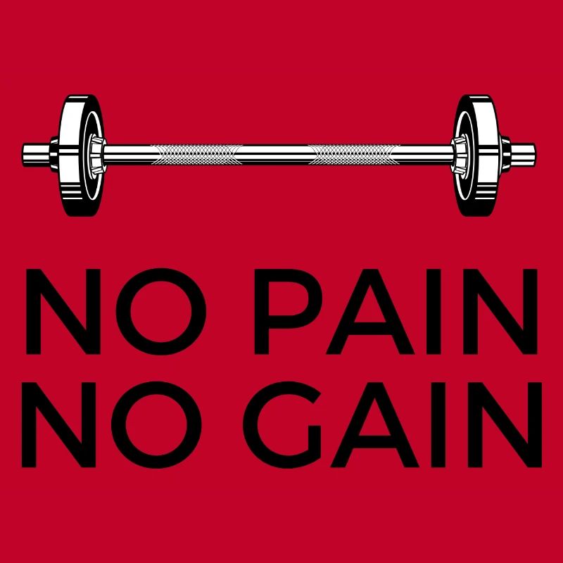 Pas de douleur, pas de gain - avec du poids