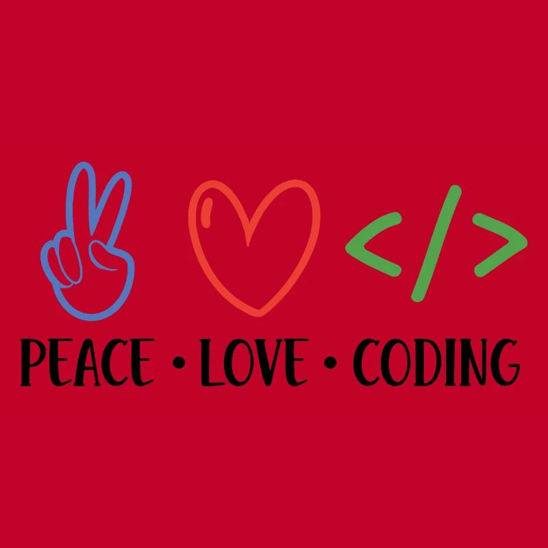 Peace Love Coding Coder Software Developer Program