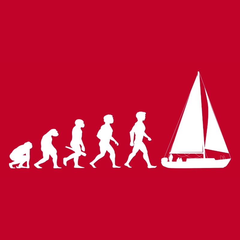 Evolution sailing sailboat sailing ship