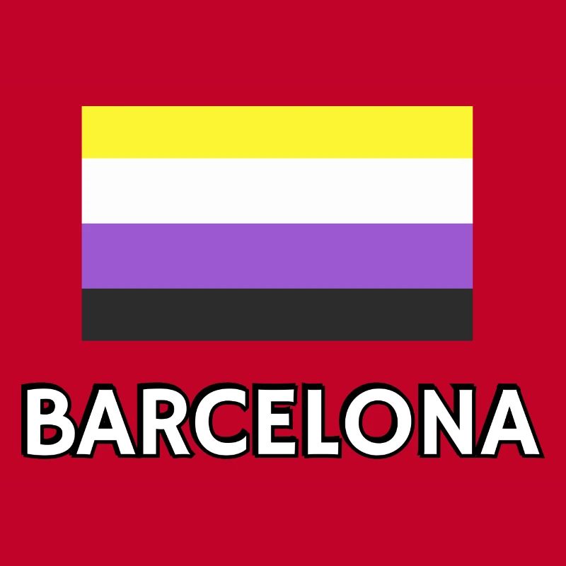 Non binary Pride Flag Barcelona