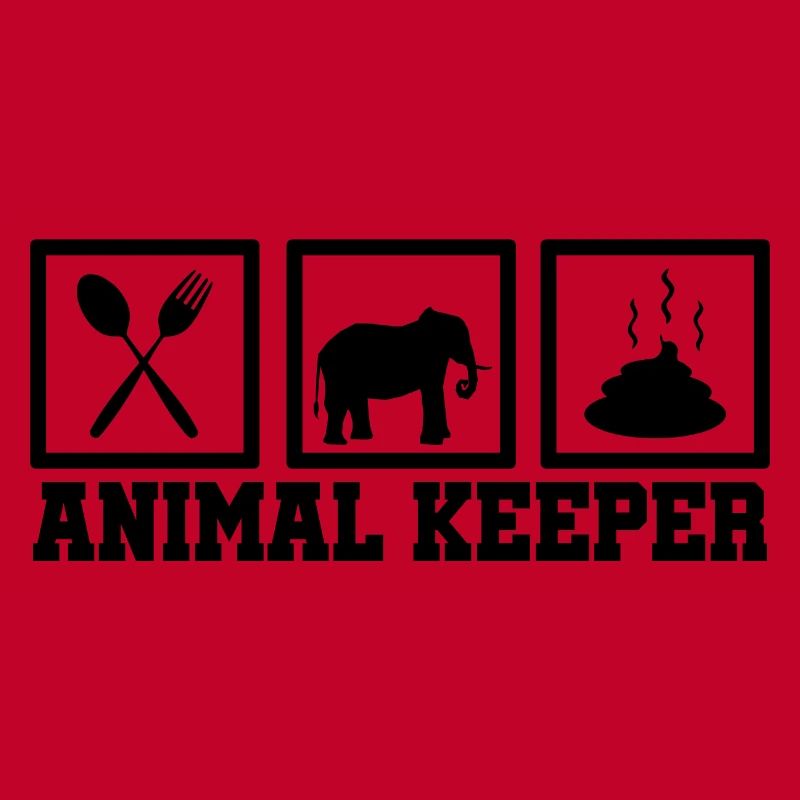 Retro Graphic Animal Keeper Zoo Keeper Animal Love