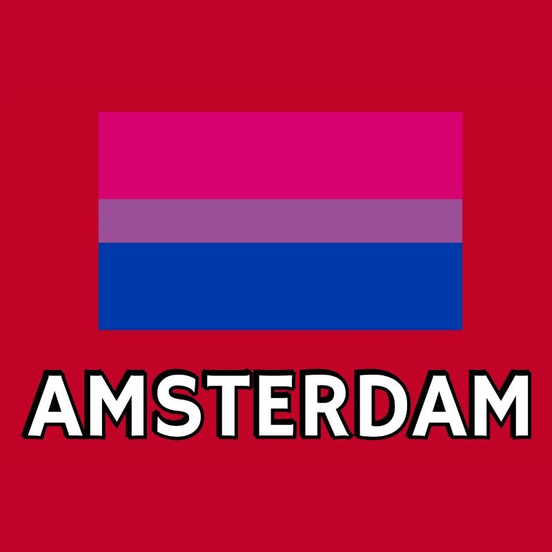 Drapeau de la Bi Pride Amsterdam