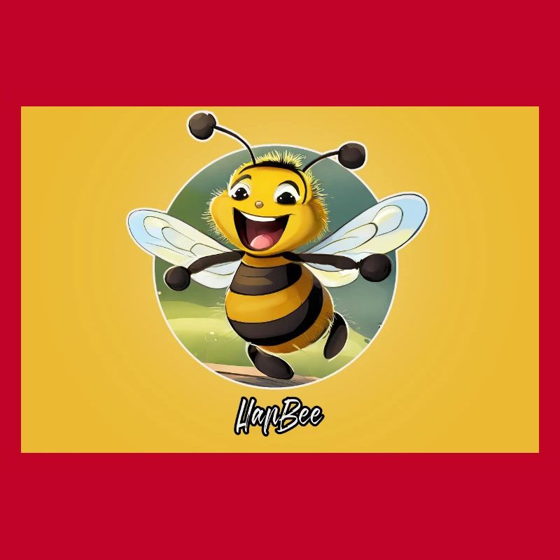 Jeu de mots expression ambiguë – HapBee (Abeille heureuse)