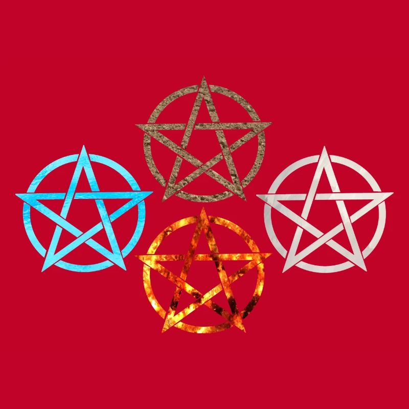 pentagram vier elemente