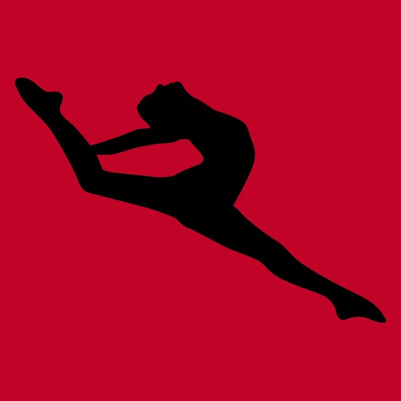 Danseuse de ballet vecteur Silhouette