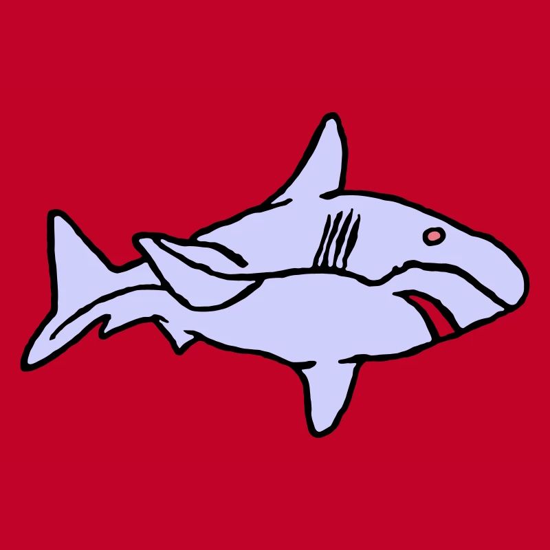 Fish Shark Predator Predator Water Graffiti Ocean