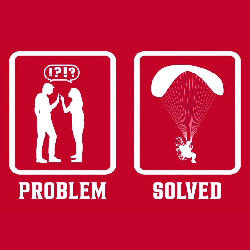 Problem Solved Paragliding Parachute Paraglider Sk