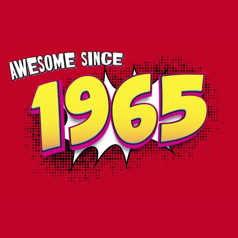 Retro 58. Geburtstag im Pop Art Comic Stil