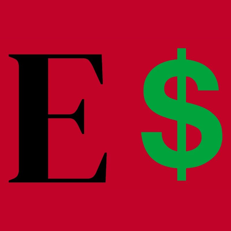 Buchstabe E Dollar