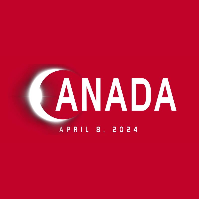 Canada 2024 Eclipse Souvenir 8 avril 2024