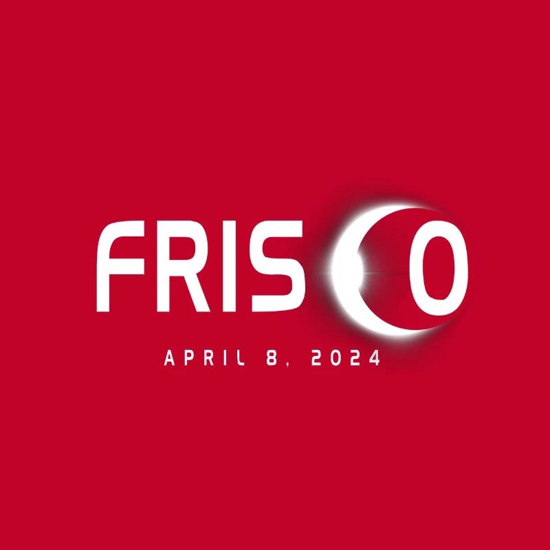 Frisco Texas Eclipse Souvenir 8 avril 2024