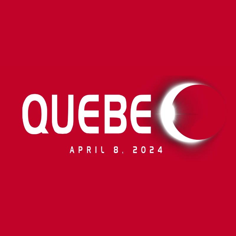 Quebec Canada Eclipse Souvenir April 8th 2024