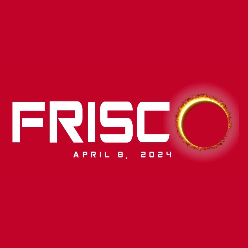 Frisco Texas 2024 Eclipse Souvenir 8 avril