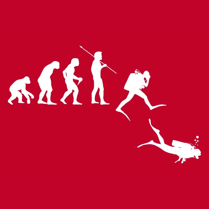 Evolution Graphic Diver Diving Scuba Diver Apnoe S
