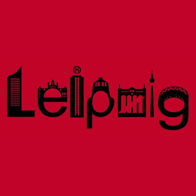 Skyline de Leipzig avec points de repère