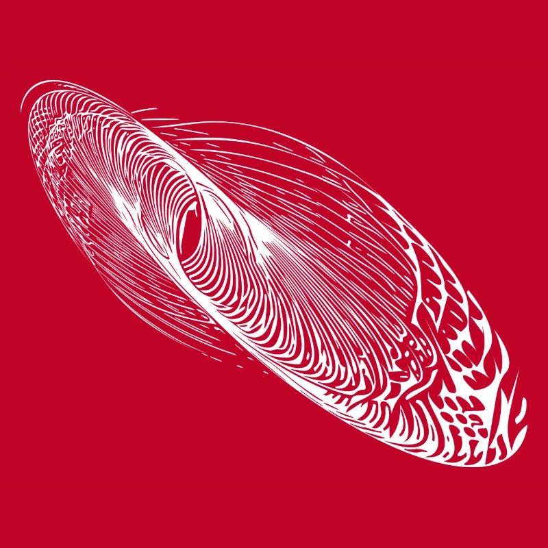Ellipse abstraite de forme d’oscillation