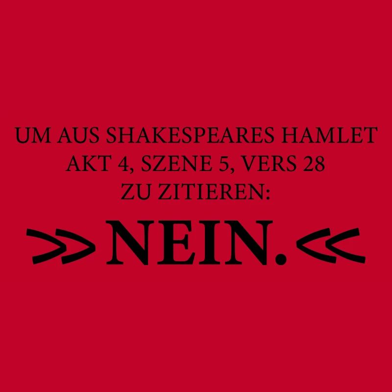Citation de Hamlet de Shakespeare NON