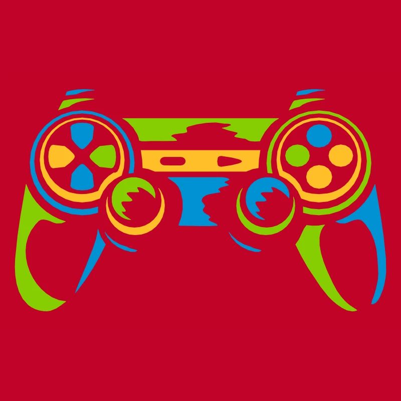 Bunter Controller Retro Konsole