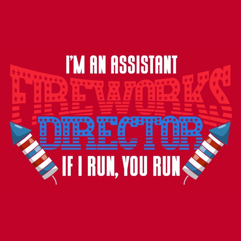 Drôle de feu d’artifice pyrotechnicien disant