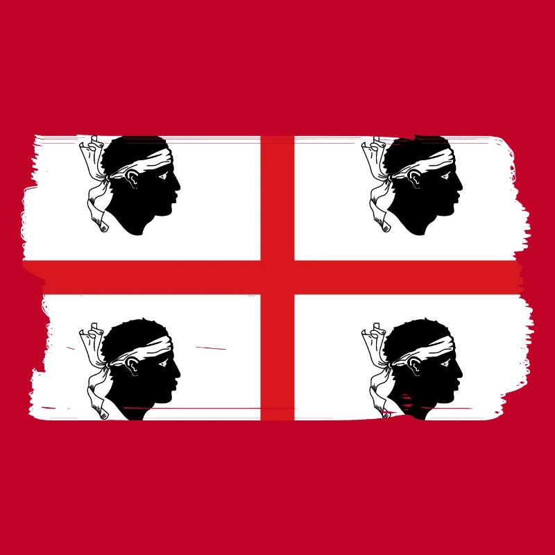 Drapeau de la Sardaigne Drapeau sarde Drapeau de la Sardaigne