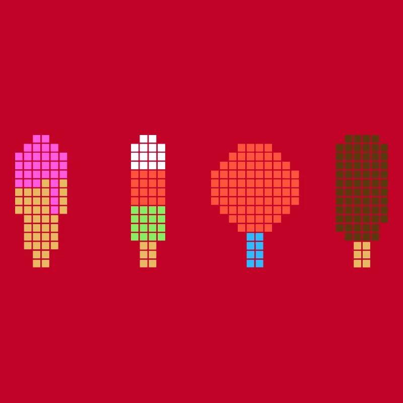 Pixel Eis - Retro Eiscreme