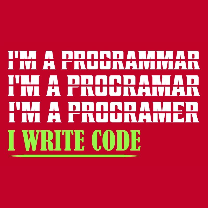 Je suis un programmar ........ J’écris du code logiciel de codage