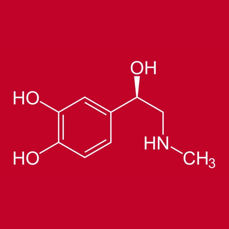 Adrenaline structural formula