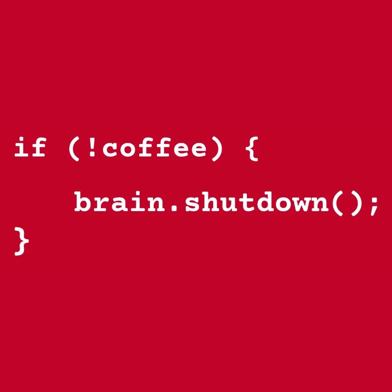 Code Coffee Crisis Funny Programmer Humor Gift