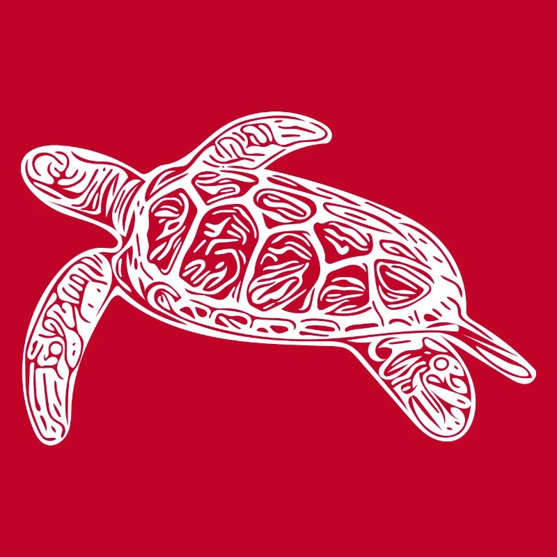 Small floating turtle