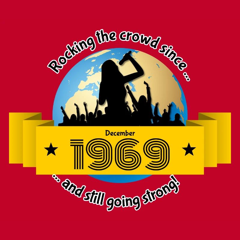 55. Geburtstag Rocking the crowd since 12/1969