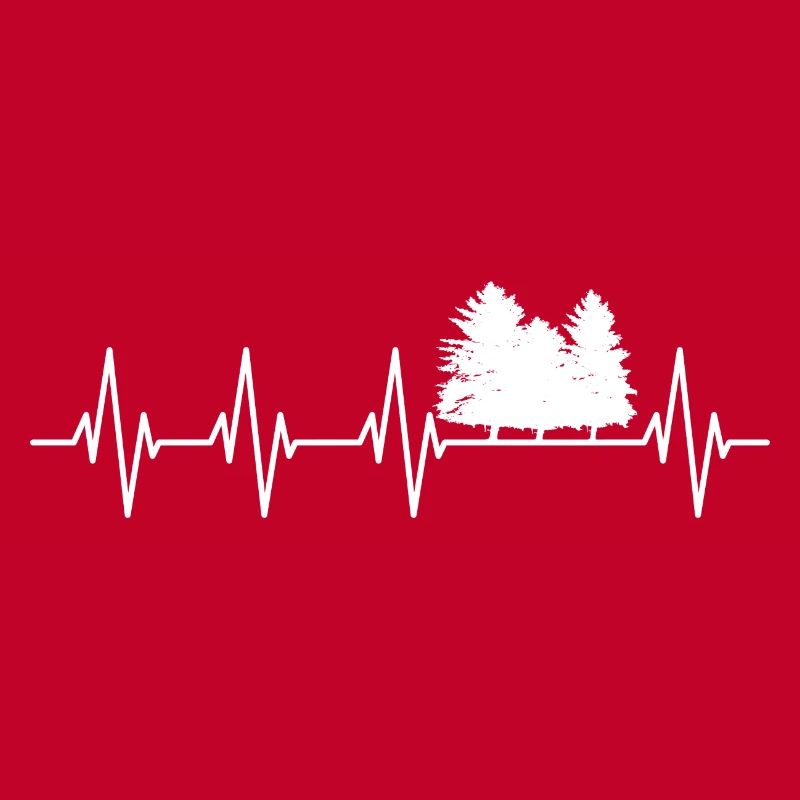 Heartbeat Camping Forest Tree Forester