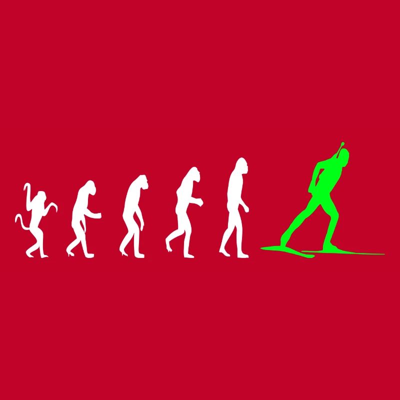 Biathlon Geschenk Evolution