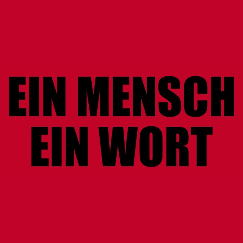 ein mensch ein wort