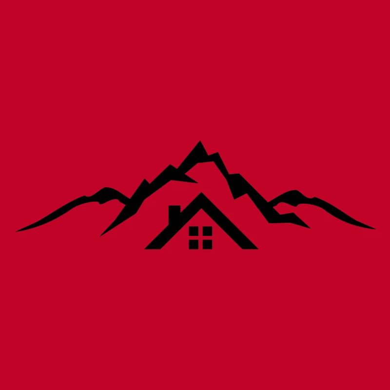 Landschaft - Berge Hütte