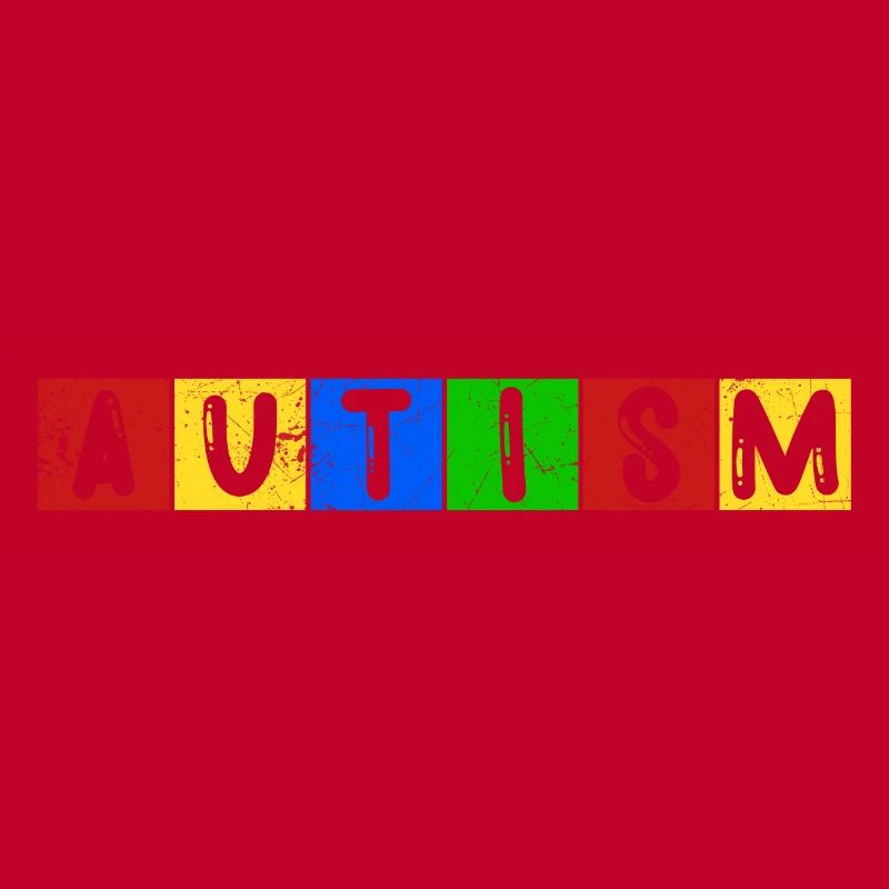 AUTISMUS ADHS LIEBE PAPI MAMI AUTIST BUNT MOTIVE