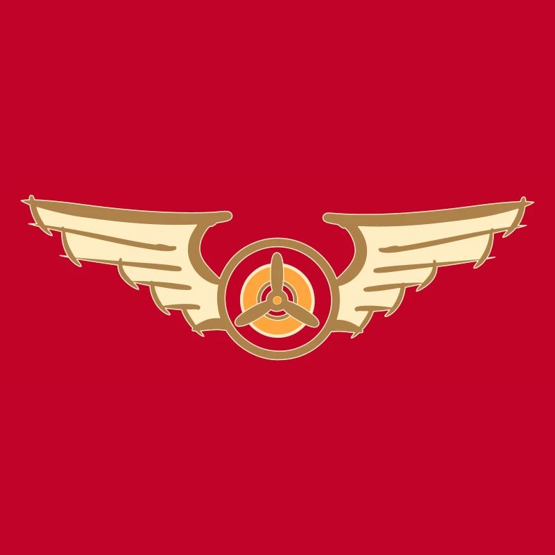Aviation Symbol Luftwaffenschwinge Flugzeug Pilot