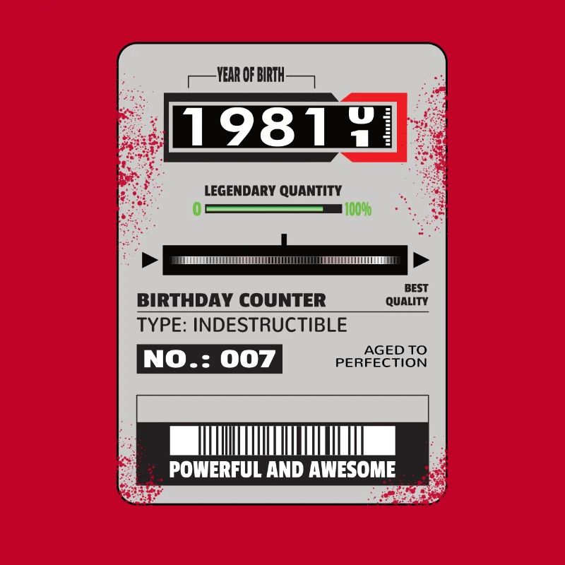 Compteur triphasé cadeau d’anniversaire 1981