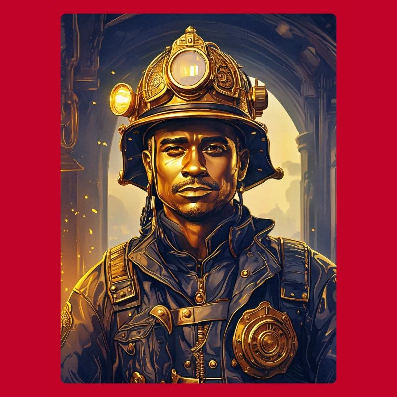 Steampunk Firefighter Man 1.30