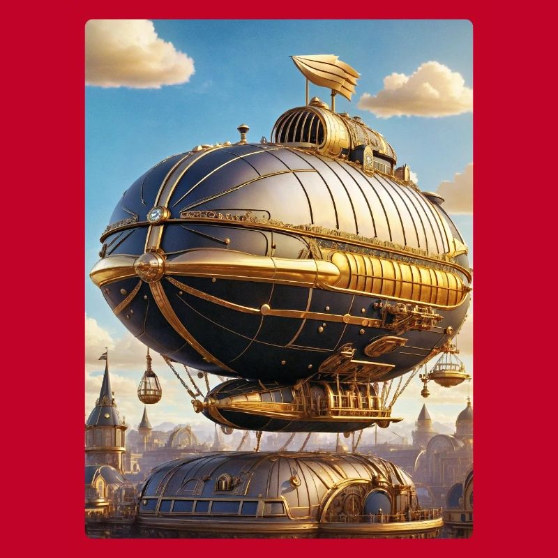 Dirigeable Steampunk 1.11