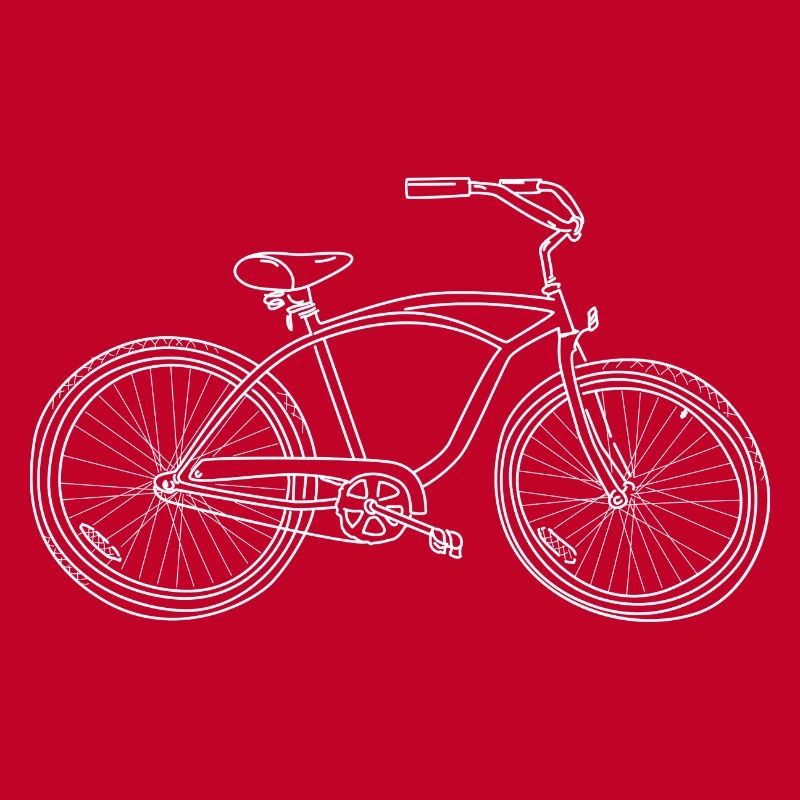 Custom Bicycle Cruiser Illustration