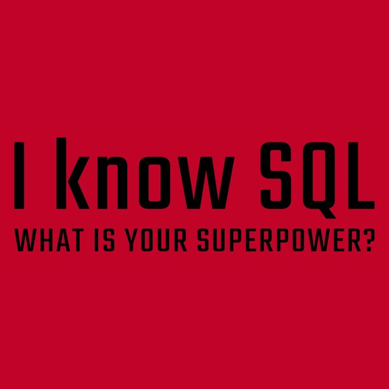 Je connais SQL
