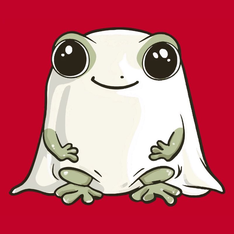 Frosch Halloween Comic Geist