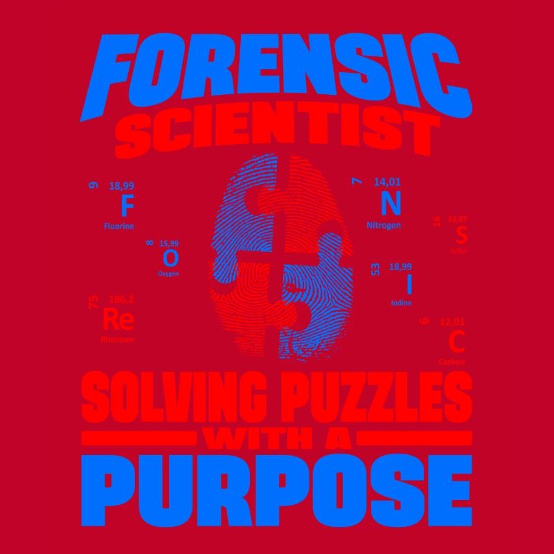 Criminology Forensic Scientist Solving Puzzles