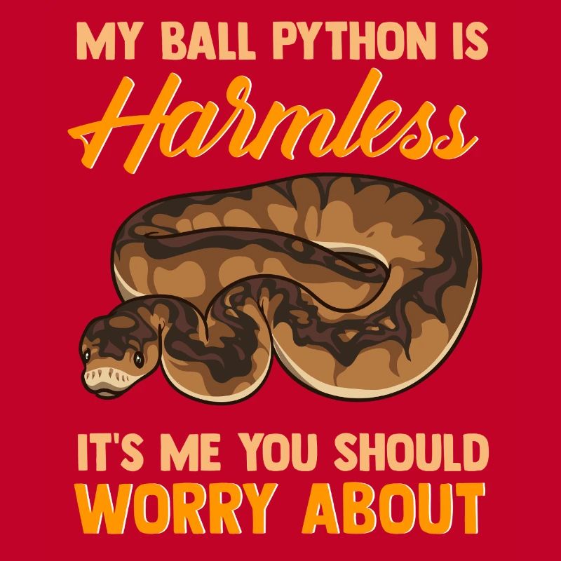 Harmlose Python Gefährlicher Halter Schlangen Fan