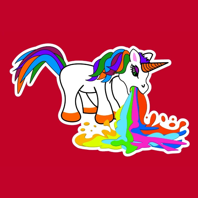Süß Kotzendes Einhorn Geburtstag Pferd Geschenk