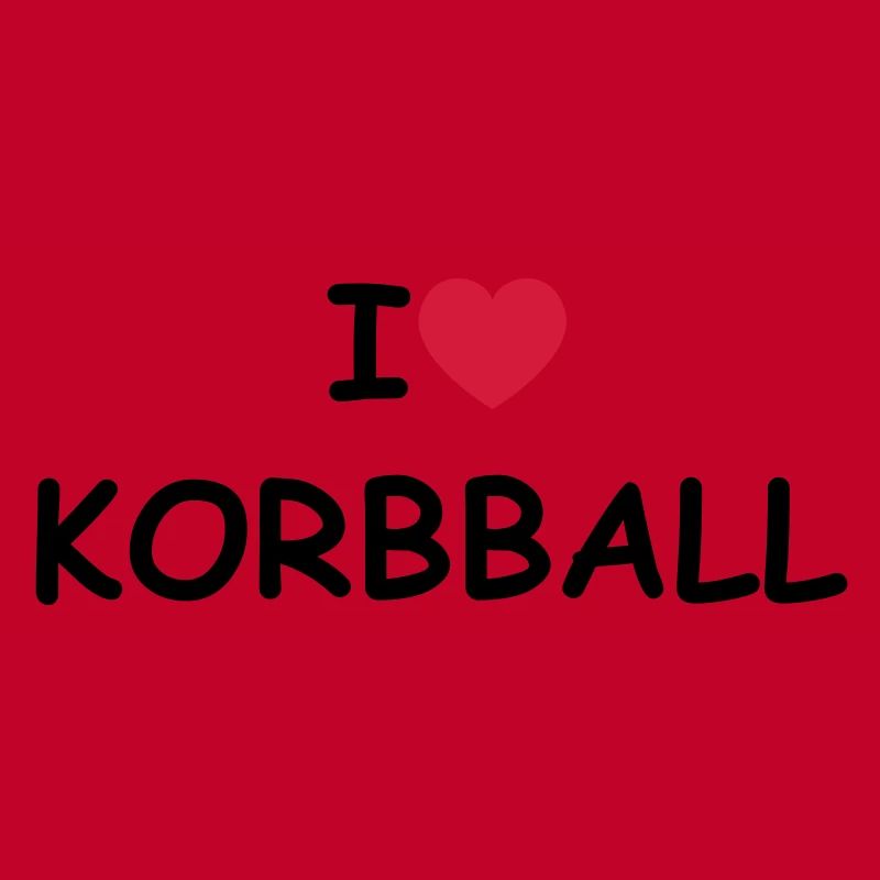 J'aime / coeur netball